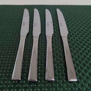 Reed & Barton ADDISON Dinner Knives Set of 4, 18/10 Stainless Everyday Glossy